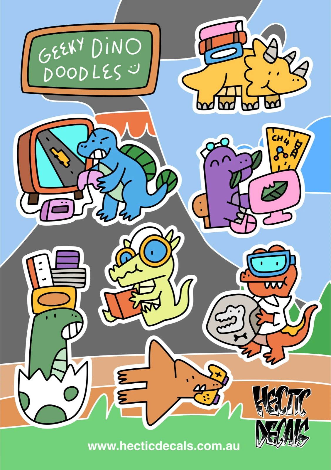 Cute Sticker Sheet Collection