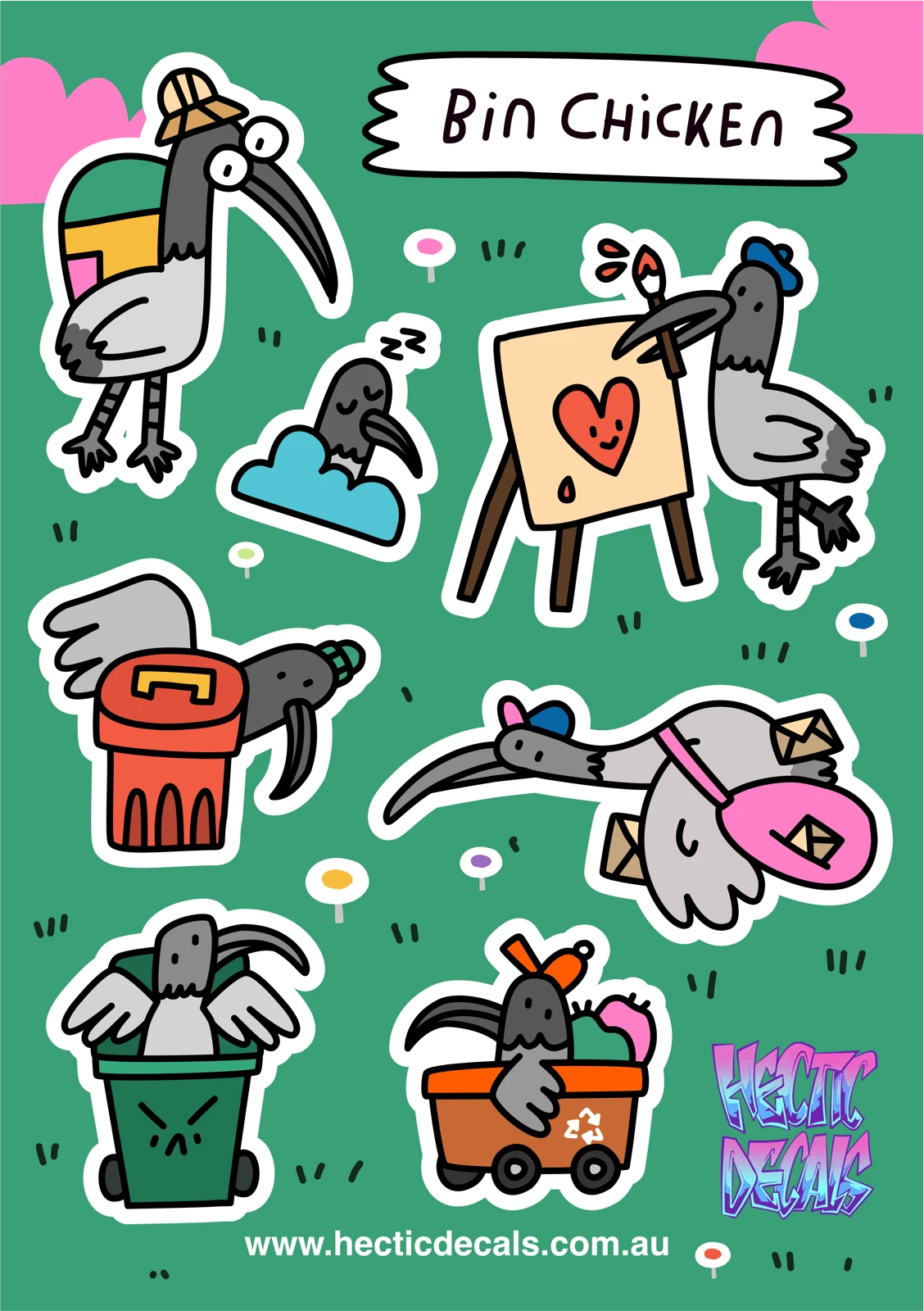 Cute Sticker Sheet Collection