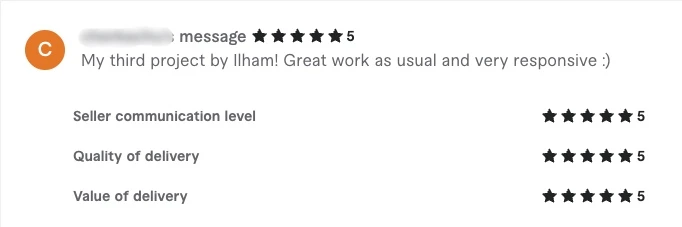 Review screenshot from @cherkachu