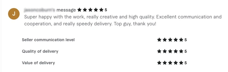 Review screenshot from @jasoncoburn